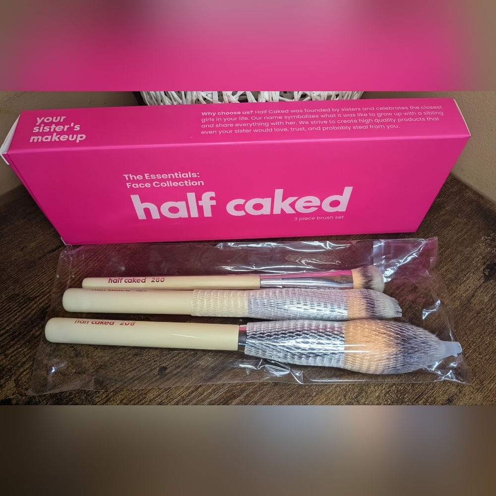 5/75$    HALF CAKED The Essentials: Face Collection 3 Piece Brush - Picture 13 of 14